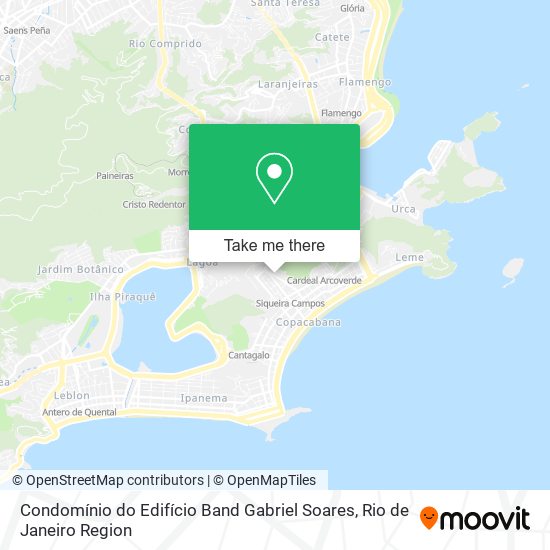 Condomínio do Edifício Band Gabriel Soares map