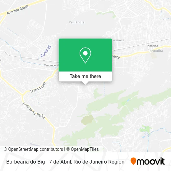 Barbearia do Big - 7 de Abril map