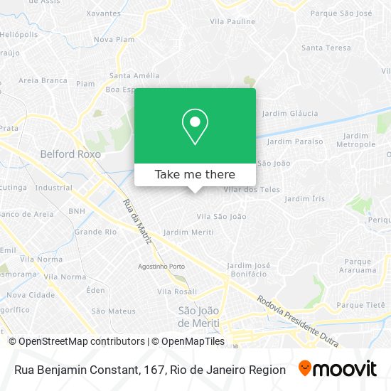 Rua Benjamin Constant, 167 map