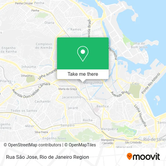 Rua São Jose map