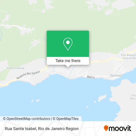 Rua Santa Isabel map