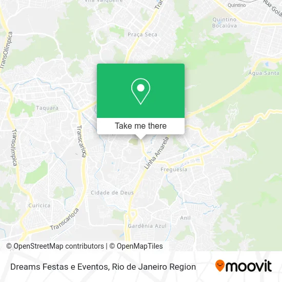 Dreams Festas e Eventos map