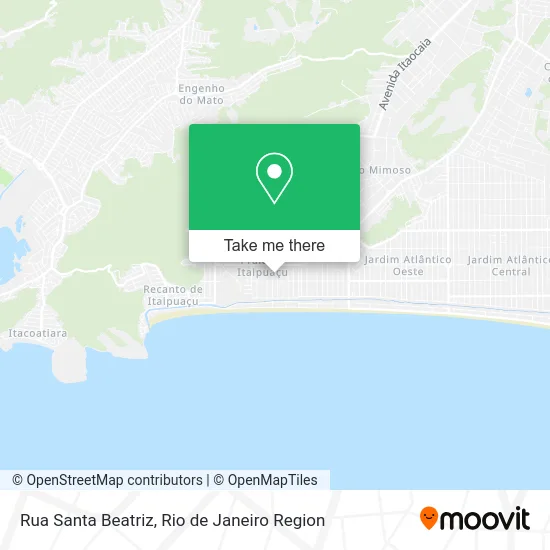 Rua Santa Beatriz map