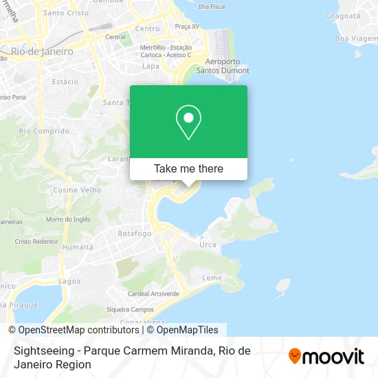 Sightseeing - Parque Carmem Miranda map