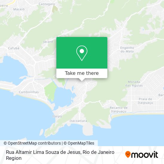 Mapa Rua Altamir Lima Souza de Jesus