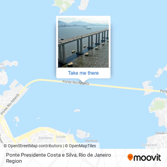 Ponte Presidente Costa e Silva map