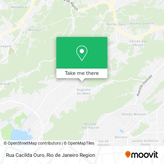 Rua Cacilda Ouro map