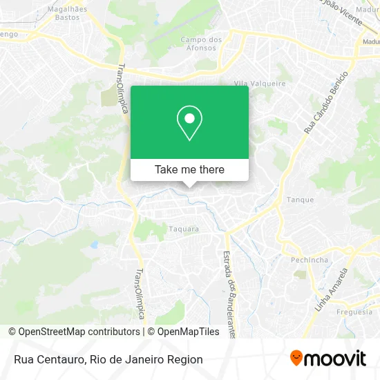 Rua Centauro map