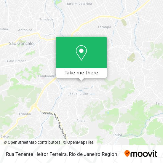 Mapa Rua Tenente Heitor Ferreira