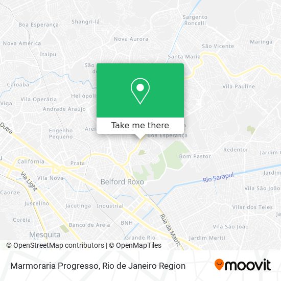 Marmoraria Progresso map