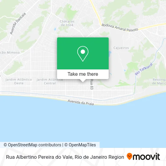 Rua Albertino Pereira do Vale map