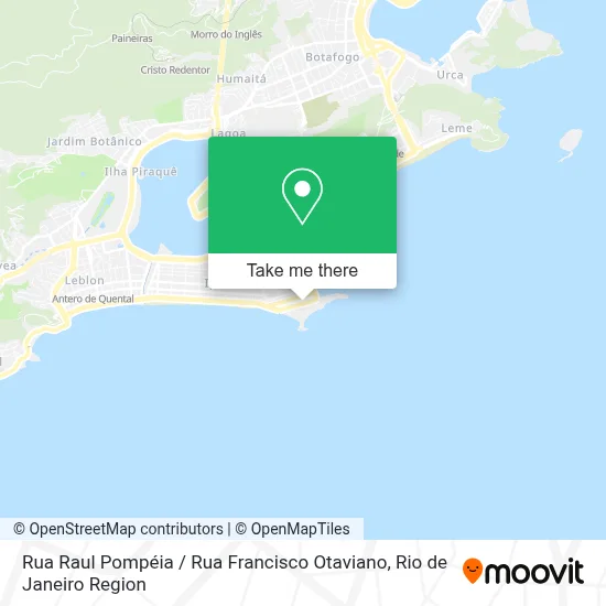 Rua Raul Pompéia / Rua Francisco Otaviano map