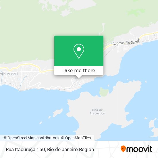 Mapa Rua Itacuruça 150