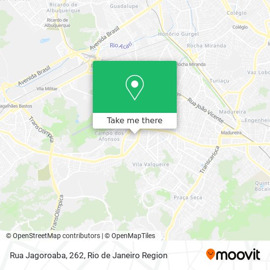 Rua Jagoroaba, 262 map