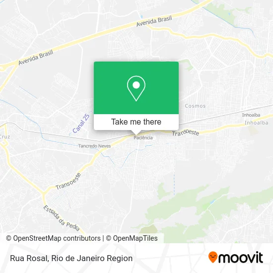 Rua Rosal map