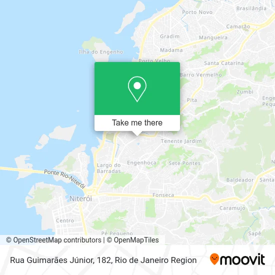Rua Guimarães Júnior, 182 map