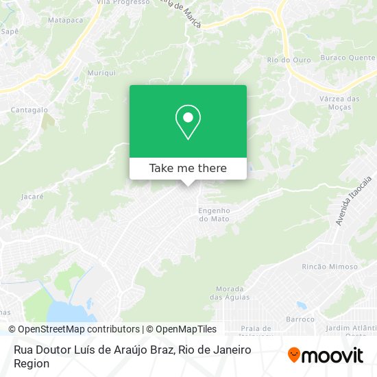 Rua Doutor Luís de Araújo Braz map