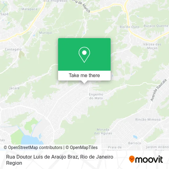 Rua Doutor Luís de Araújo Braz map