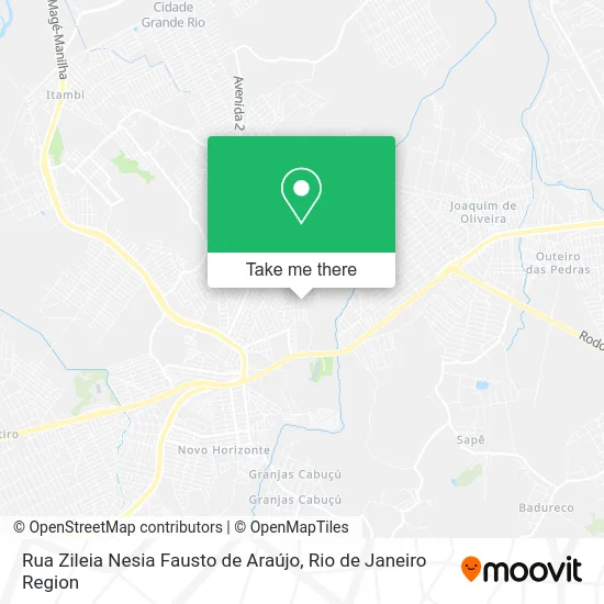 Rua Zileia Nesia Fausto de Araújo map