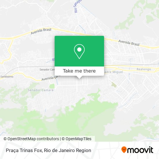 Mapa Praça Trinas Fox