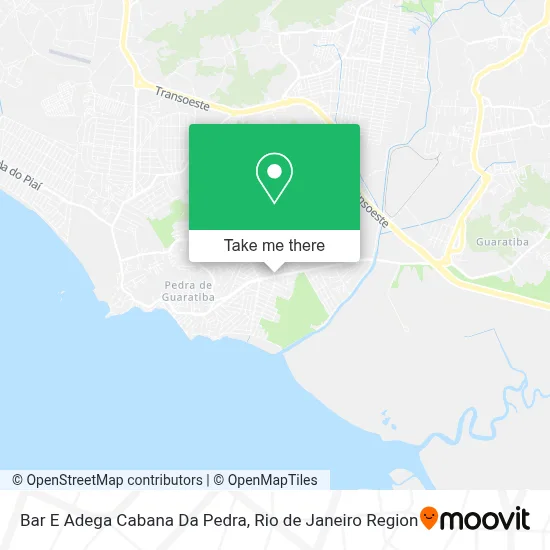 Bar E Adega Cabana Da Pedra map