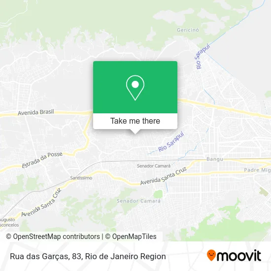 Rua das Garças, 83 map