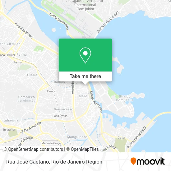 Rua José Caetano map