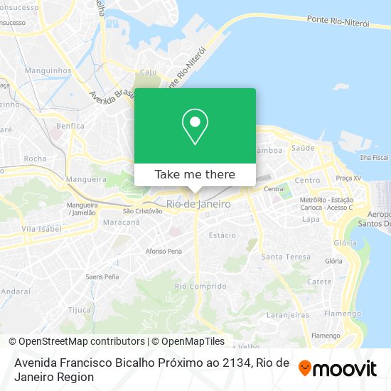 Avenida Francisco Bicalho Próximo ao 2134 map