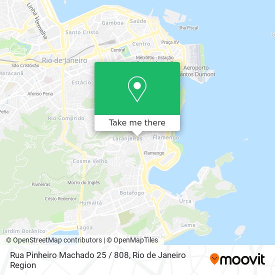 Mapa Rua Pinheiro Machado 25 / 808