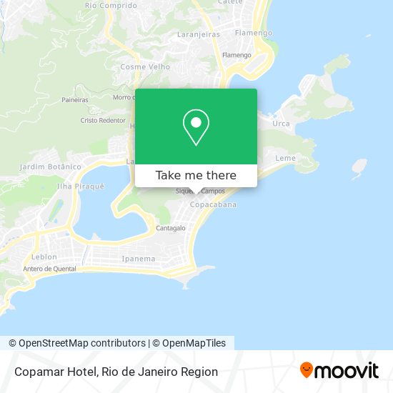 Copamar Hotel map