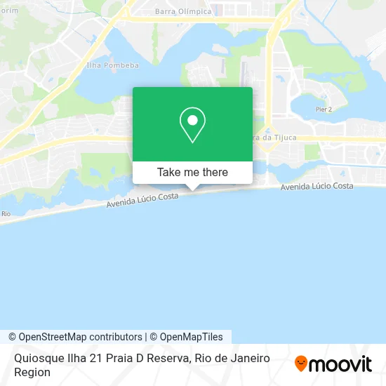 Quiosque Ilha 21 Praia D Reserva map