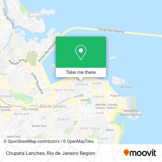 Chupeta Lanches map