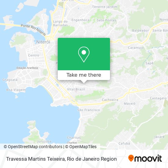 Mapa Travessa Martins Teixeira