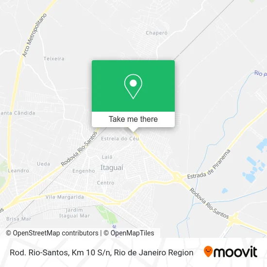 Rod. Rio-Santos, Km 10 S/n map