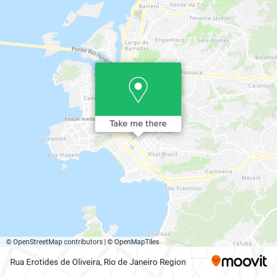 Mapa Rua Erotides de Oliveira