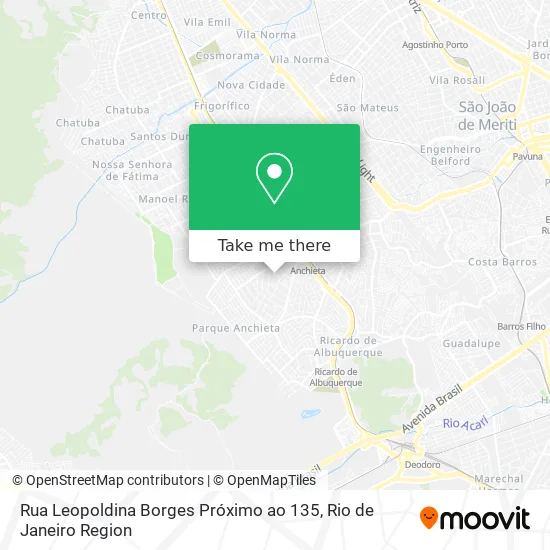 Rua Leopoldina Borges Próximo ao 135 map