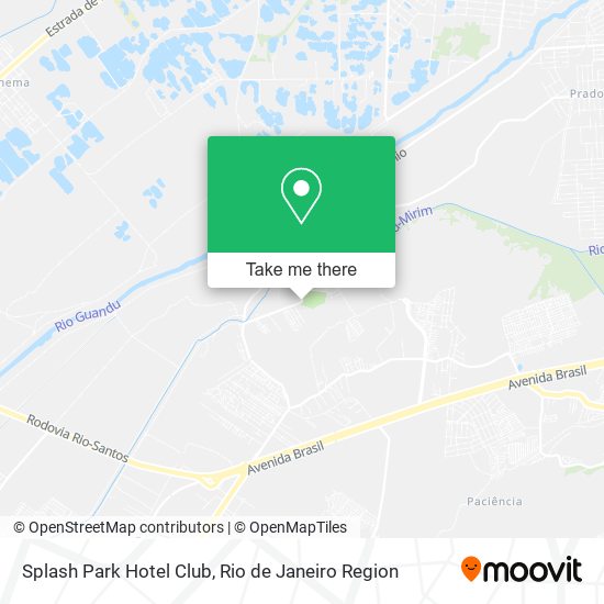 Splash Park Hotel Club map