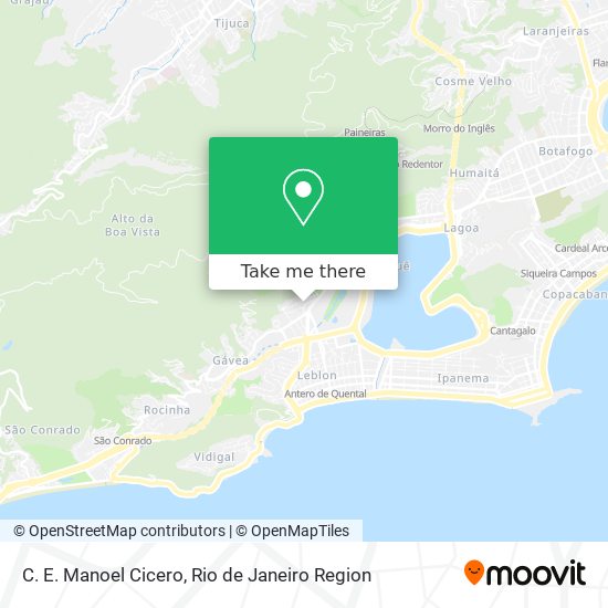 C. E. Manoel Cicero map