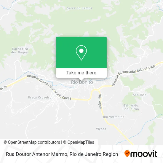 Rua Doutor Antenor Marmo map
