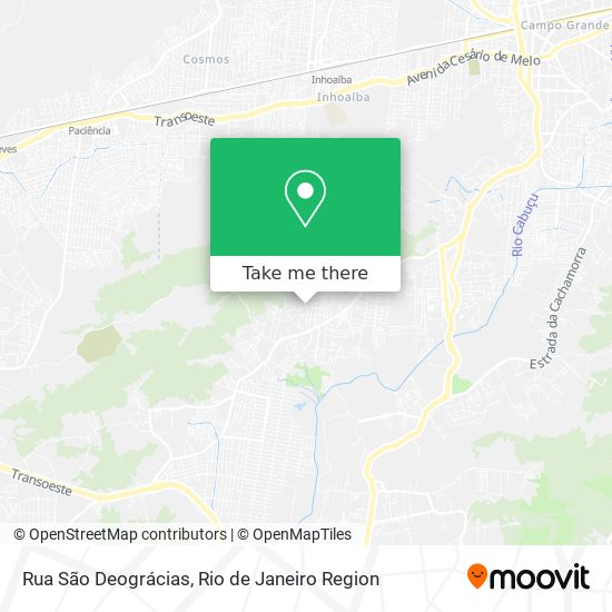Rua São Deográcias map