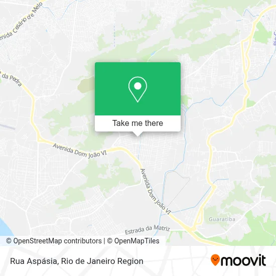 Rua Aspásia map