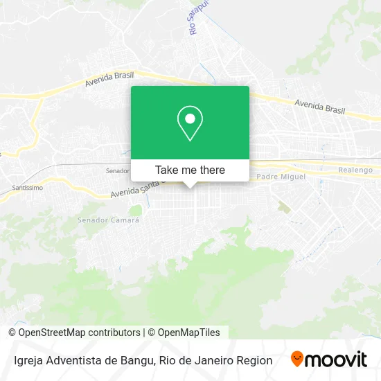 Igreja Adventista de Bangu map