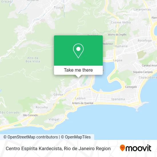 Centro Espírita Kardecista map