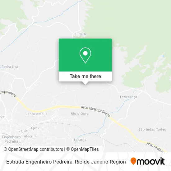 Estrada Engenheiro Pedreira map