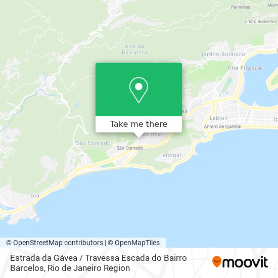 Estrada da Gávea / Travessa Escada do Bairro Barcelos map