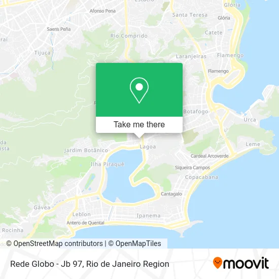 Rede Globo - Jb 97 map