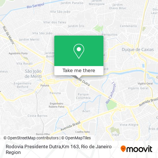 Rodovia Presidente Dutra,Km 163 map