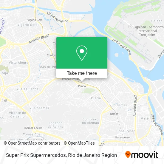 Super Prix Supermercados map