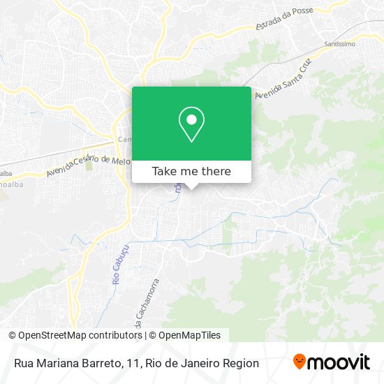 Rua Mariana Barreto, 11 map