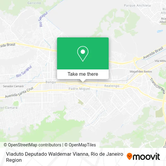 Viaduto Deputado Waldemar Vianna map